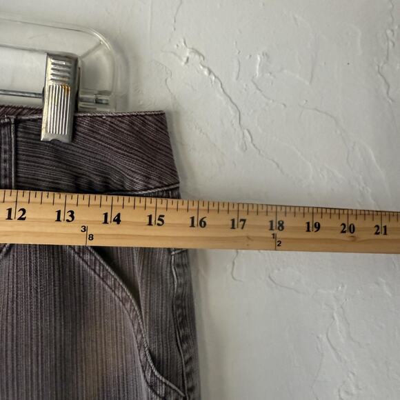 St Johns Bay Pants Vintage Womens 8 Brown Straight Leg Button Tab Pockets Casual - Picture 4 of 10